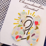 MyTindy Terrazzo Earrings, view 3