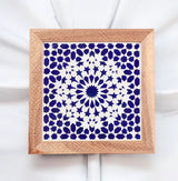 MyTindy The Blue Jewel: Moroccan mosaics zellige Wall Art, view 4