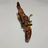 MyTindy Thuja Wood Motorcycle Desk Model Handcrafted Bike, view 3