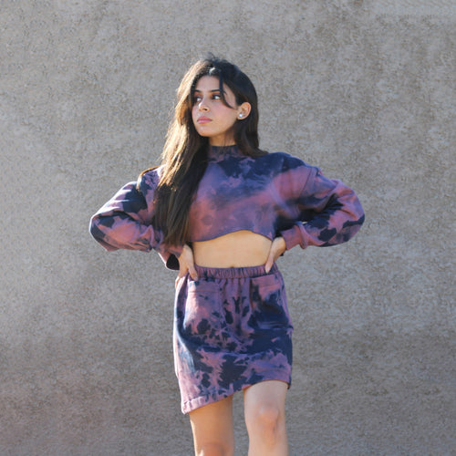 MyTindy Purple Tie Dye Set