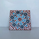 MyTindy tiles Red and Blue hand painted ceramic bathroom for wall and ground, tiles wall decorative ,, view 4