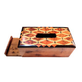 MyTindy Tissue box made of Thuja and embossed with lemon wood, view 2