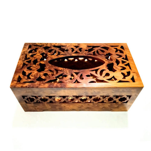 MyTindy Tissue box made up of Thuja wood Root