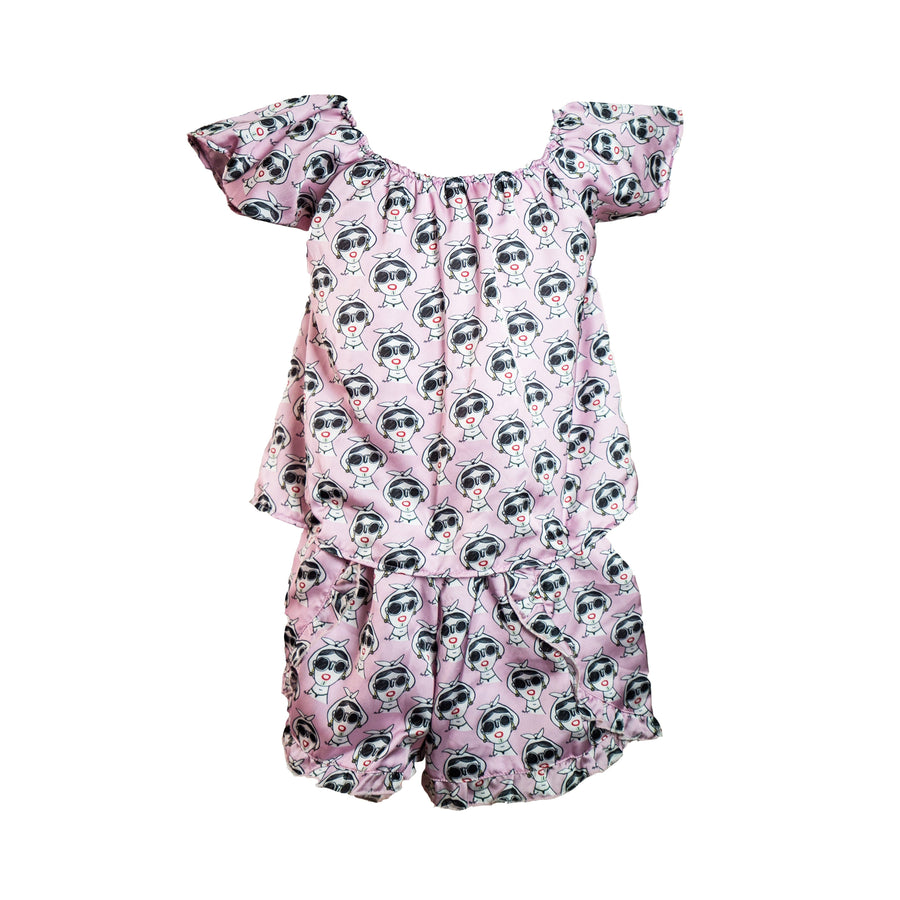 MyTindy Top & Short Dada Hania Kid