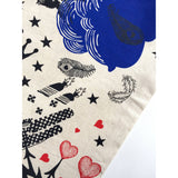 MyTindy Tote Bag RED HEARTS HENNA TATTOO, view 5