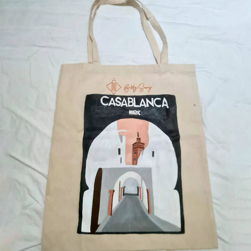 MyTindy Totebag Casablanca Handpainted