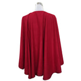 MyTindy Traditional Cashmere Red Cape, view 2