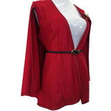 MyTindy Traditional Cashmere Red Cape, view 3