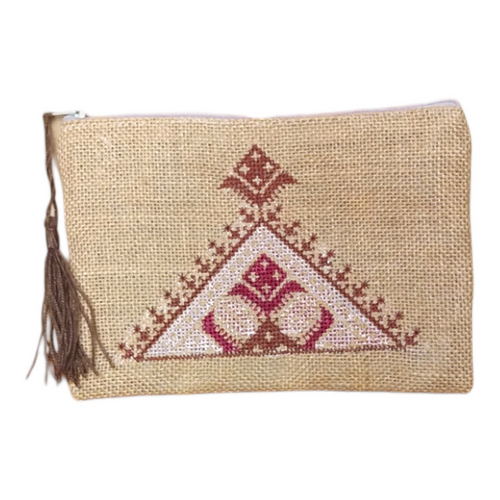 MyTindy Traditional embroidered Moroccan pouch