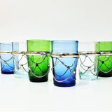 MyTindy Traditional Moroccan Tea Glasses With Metal Holders, Set Of 6, view 2