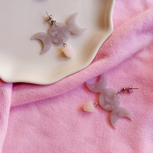 MyTindy Triple Moon Earrings