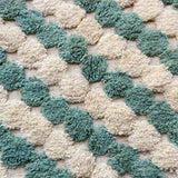MyTindy Turquoise Green Beni Ourain Checkers Rug, view 4