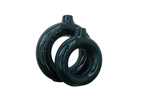 MyTindy Two vases donut shape Artsession Infini