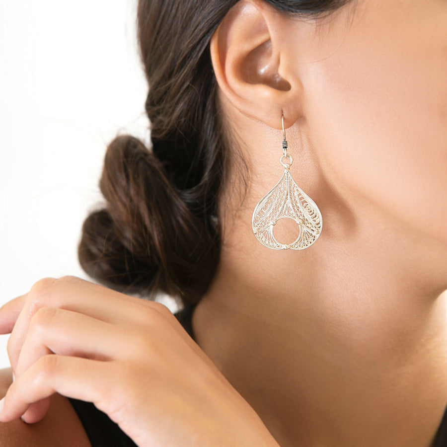 MyTindy Tyafr authentic handmade silver earrings