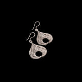 MyTindy Tyafr authentic handmade silver earrings, view 2