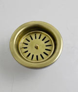 MyTindy Unlacquered Brass Drain Strainer For Kitchen Sinks, view 2