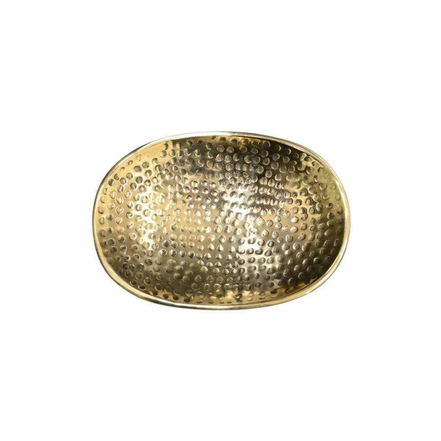 MyTindy Unlacquered Moroccan Brass Handcrafted Soap Dish