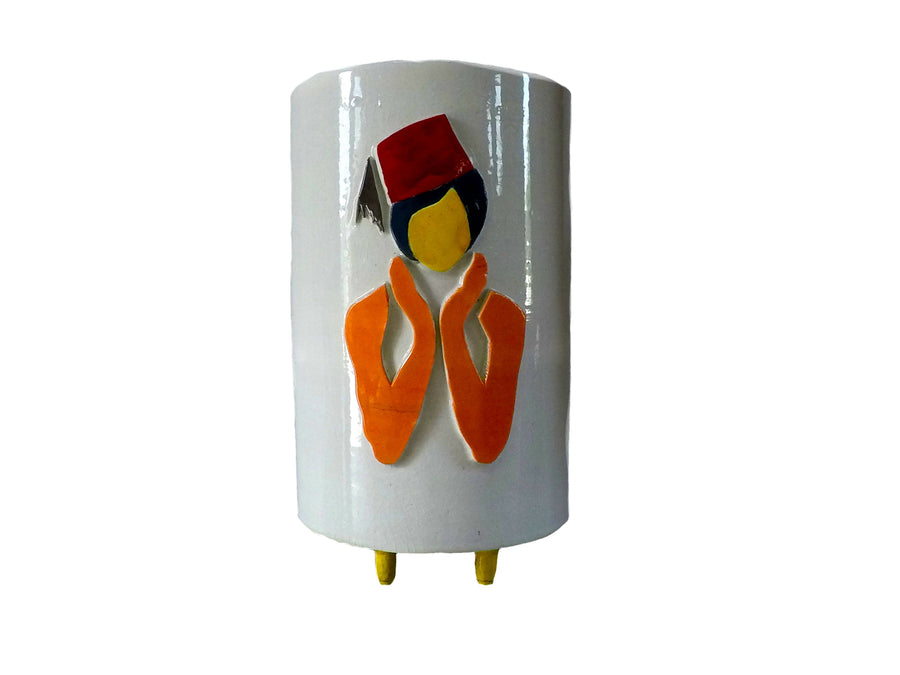 MyTindy Vase, Pot Tarbouch collection Artsession en céramique