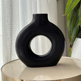 MyTindy Matte black Tafoukt vase, view 2