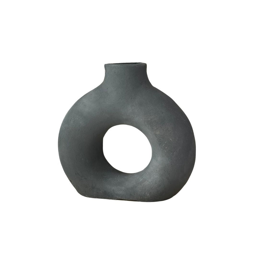 MyTindy Rustic dark gray Tafoukt vase