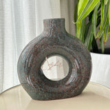 MyTindy Speckled gray Tafoukt vase, view 2