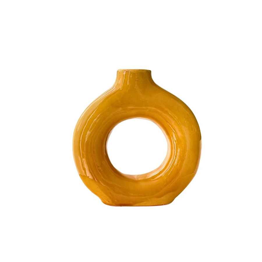 MyTindy Yellow Tafoukt vase