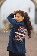 MyTindy Kilim and Jean Jacket, view 2
