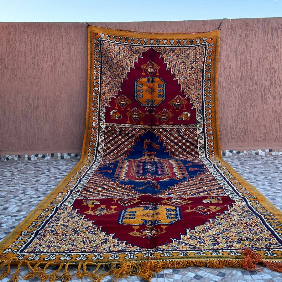 MyTindy Vintage Berber Moroccan Rug