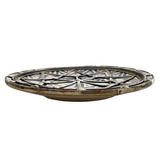 MyTindy Vintage Moroccan plate with metal, view 3