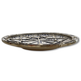 MyTindy Vintage Moroccan plate with metal, view 4