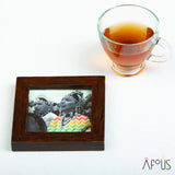 MyTindy Vintage Moroccan Women Set of 4 Coasters, view 2
