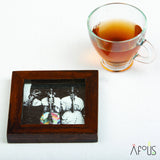 MyTindy Vintage Moroccan Women Set of 4 Coasters, view 3