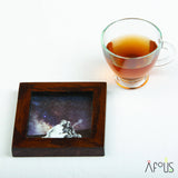 MyTindy Vintage Moroccan Women Set of 4 Coasters, view 2