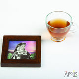 MyTindy Vintage Moroccan Women Set of 4 Coasters, view 5