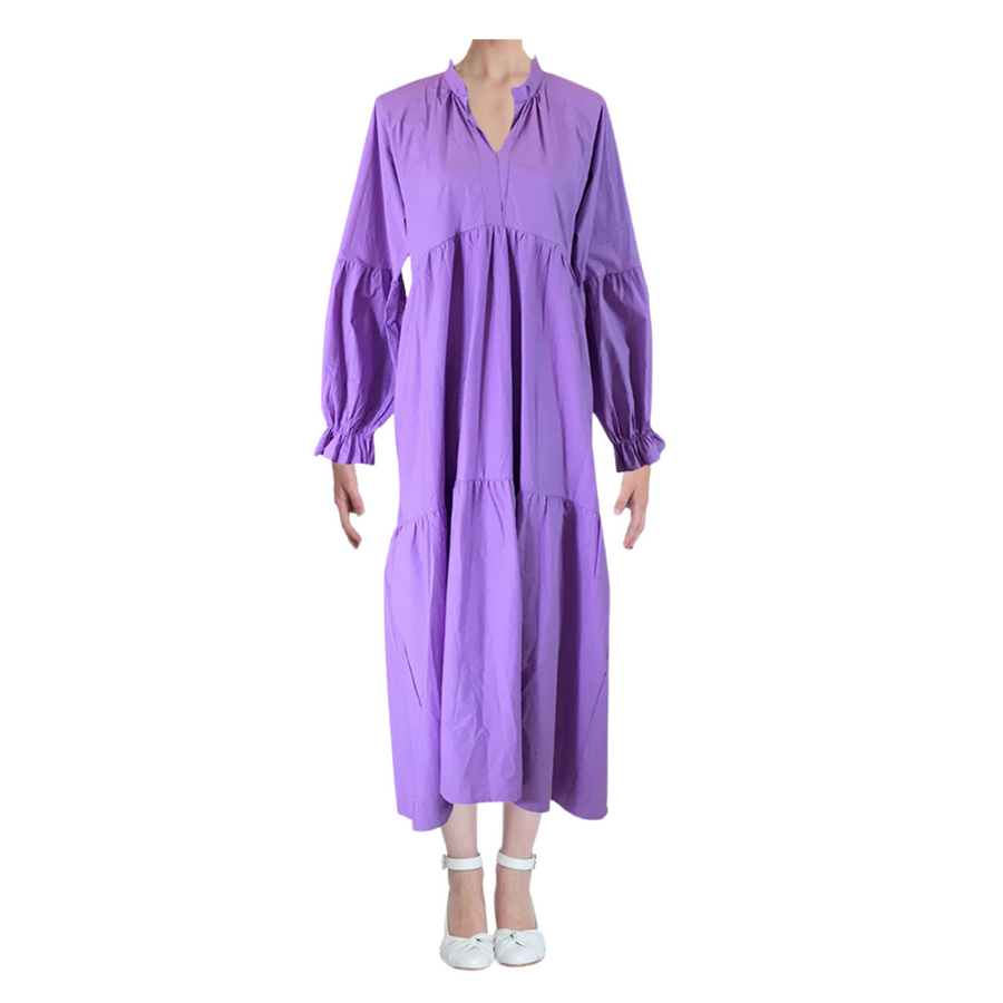 MyTindy Violet Flowy Dress