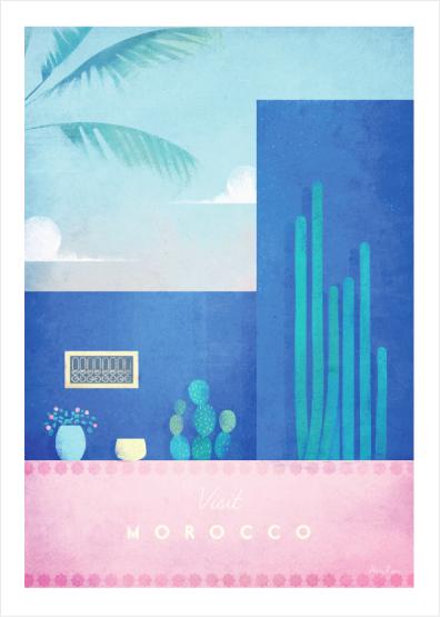MyTindy Visit Majorelle by Henry Rivers - Poster
