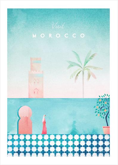 MyTindy Visit Morocco by Henry Rivers - Poster