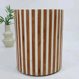 MyTindy Walnut Wood Side/Coffee Table, view 3