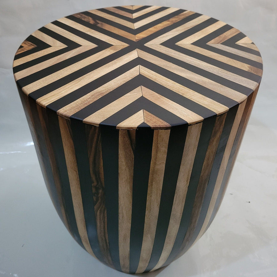 MyTindy Walnut Wood Side/Coffee Table
