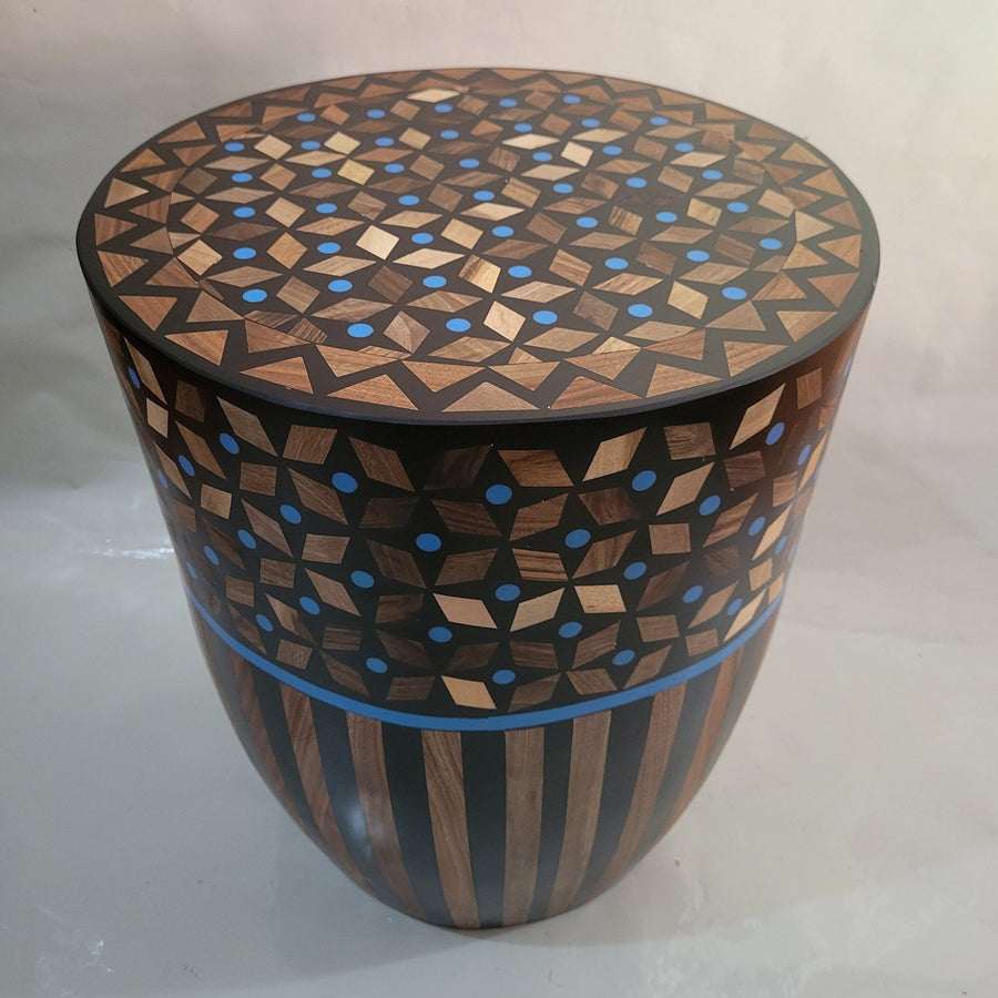 MyTindy Walnut Wood Side/Coffee Table