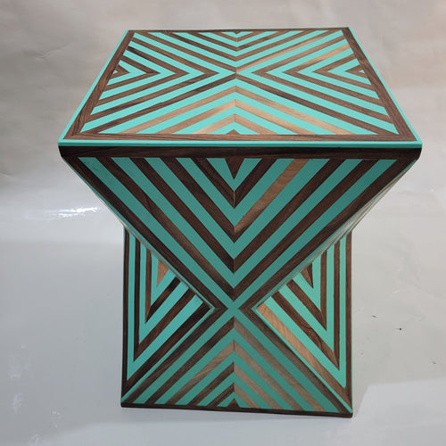 MyTindy Walnut Wood Side/Coffee Table