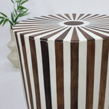 MyTindy Walnut Wood Side/Coffee Table, view 4