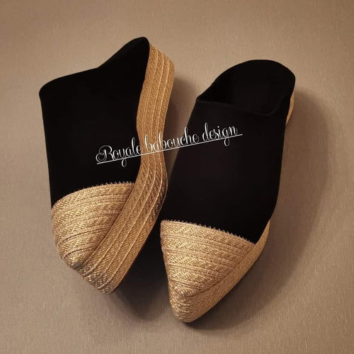 MyTindy Wedge Moroccan Slippers
