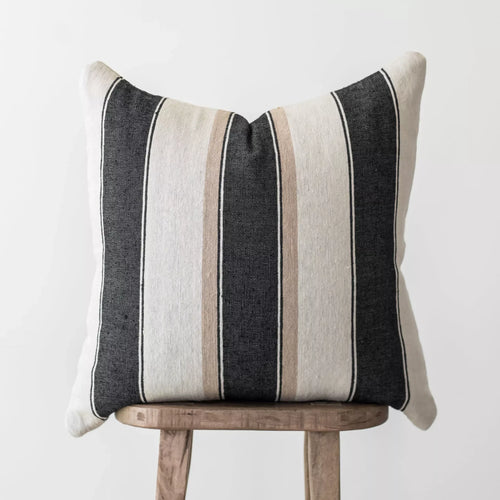 MyTindy White And Black Stripe Cushion Cover
