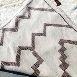 MyTindy White and Brown Lines Beni Ourain Moroccan Rug, view 2