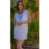 MyTindy White Chic Dress 01, view 4
