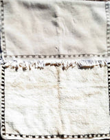 MyTindy White Frame Moroccan Rug, view 3