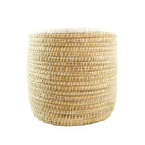 MyTindy White Moroccan Wool Pot With Pompom, view 3