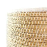 MyTindy White Moroccan Wool Pot With Pompom, view 5