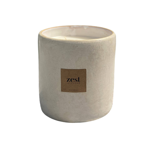 MyTindy 3 WICKS WHITE ORIENTAL CANDLE